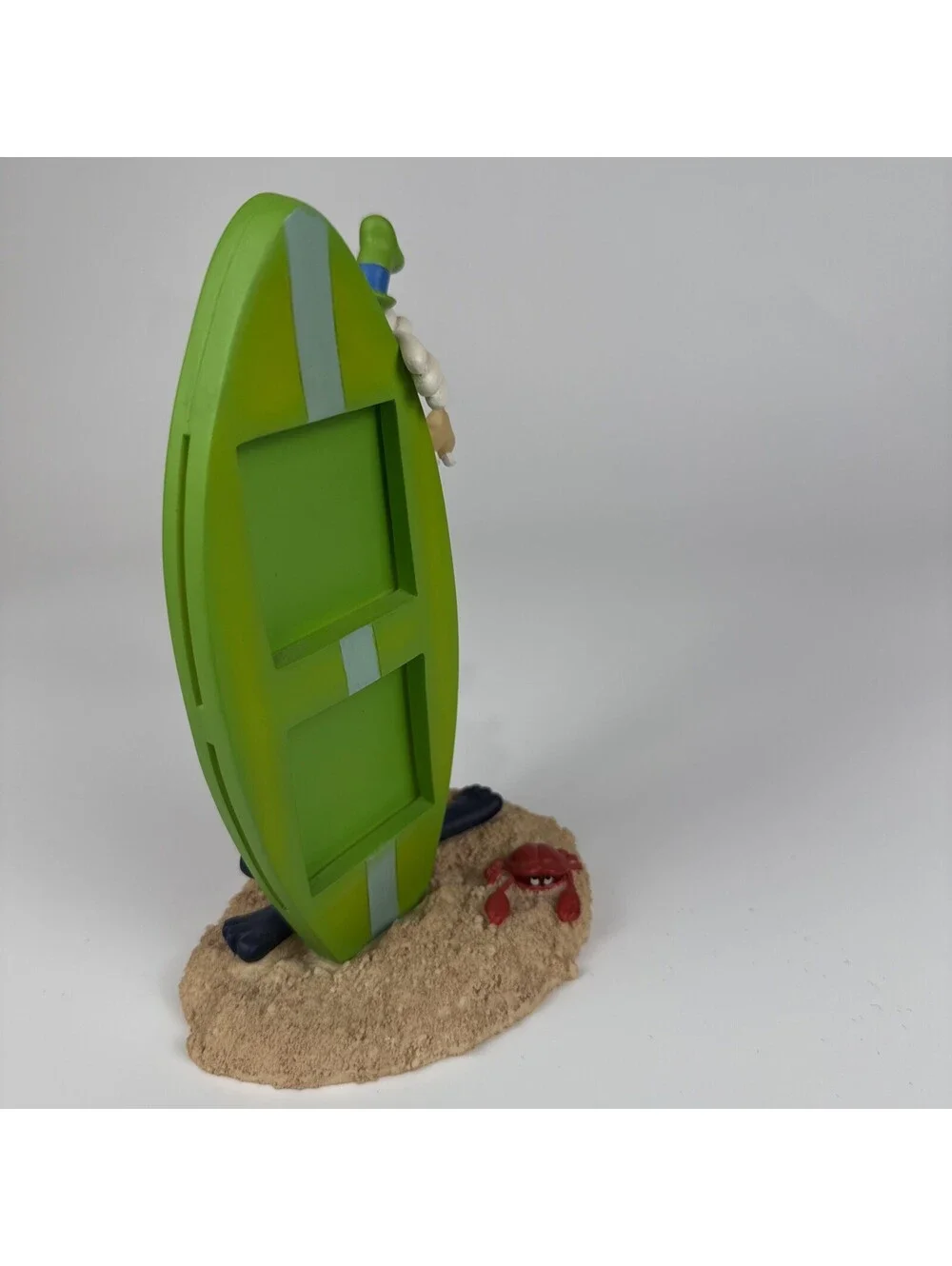 Disney Store Surfer Goofy Photo Frame 3D Figurine Surfboard Vintage Disney